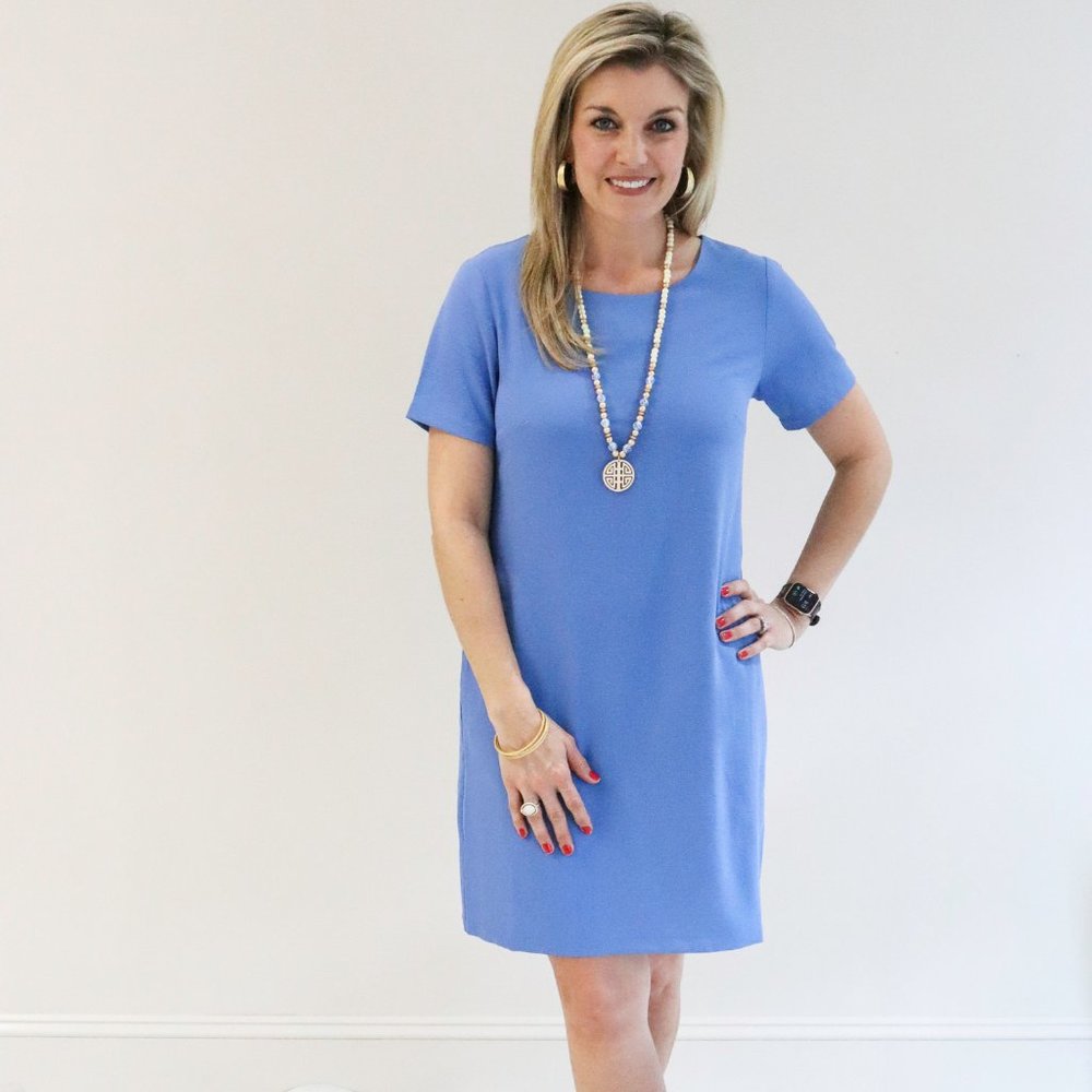 Blue Shift Dress | Molly Bracken
